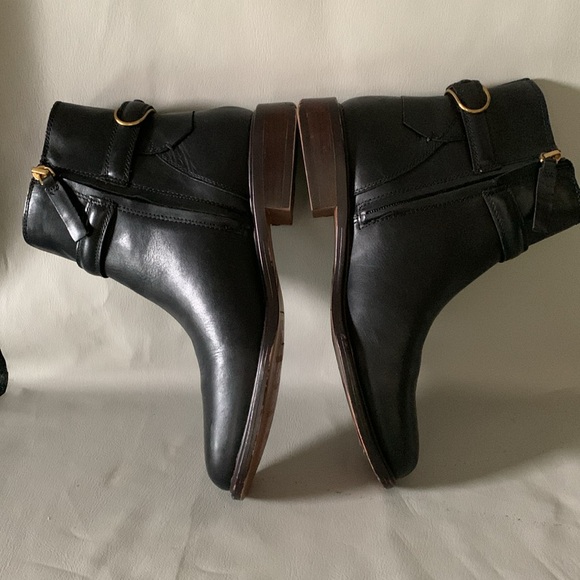 Franco Sarto Elese Ankle Bootie In Black Size 7M Preowned - Picture 9 of 12